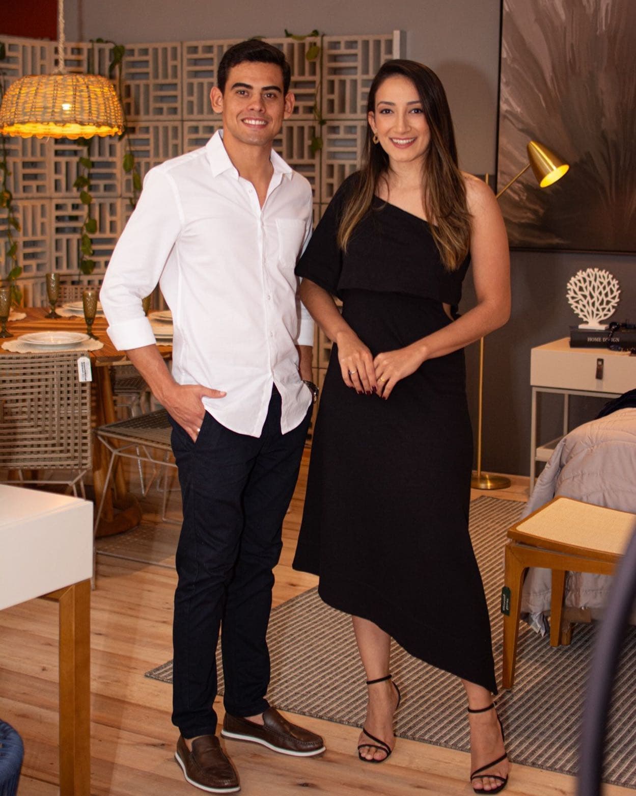 Daniel e Julliane, arquitetos do escritório DALLI